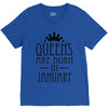 queens are born in january (2) V-Neck Tee