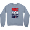 red white and brew Crewneck Sweatshirt