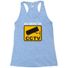 as seen on cctv chav rude,funny,cool,modern,fun Racerback Tank