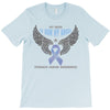 my hero is now my angel stomach cancer awareness T-Shirt