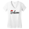 believe Women's V-Neck T-Shirt