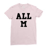 all m Ladies Fitted T-Shirt