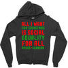 all i want for christmas Zipper Hoodie
