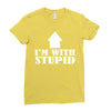stupid Ladies Fitted T-Shirt