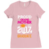 Class of 2017 Proud GrandMother Graduation Ladies Fitted T-Shirt