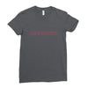 i love you but if zombies cgase us i'm tripping you Ladies Fitted T-Shirt