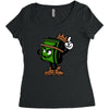 dollar king Women's Triblend Scoop T-shirt