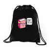 no judging! Drawstring Bags