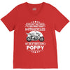 Motorcycles Poppy V-Neck Tee