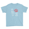 love paw rhinestud Youth Tee