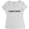 celebrate diversity Women's Triblend Scoop T-shirt