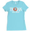 trojan records label Ladies Fitted T-Shirt