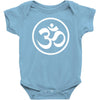 ohm aum um yoga Baby Onesie