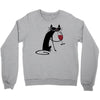 cat and wine Crewneck Sweatshirt