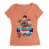 paw patrol birthday boy grandpa Women's Triblend Scoop T-shirt