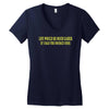 life would be easier if had source code Women's V-Neck T-Shirt