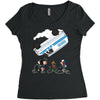 stranger peanuts Women's Triblend Scoop T-shirt