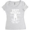Best Friend Pitbull Women's Triblend Scoop T-shirt