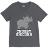 chubby unicorn rhino V-Neck Tee