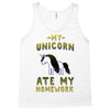 my unicorn ate my homework Tank Top