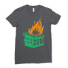2016 dumpster fire (2) Ladies Fitted T-Shirt