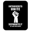 introverts unite separately in your own homes Mousepad
