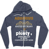 Aquarius Hated By Many Wanted By Plenty Disliked By Some Confronted By Zipper Hoodie