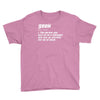 definition of a geek Youth Tee
