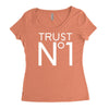 trust no Women's Triblend Scoop T-shirt