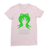 the green frog Ladies Fitted T-Shirt