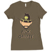 rick grimes walking dead Ladies Fitted T-Shirt