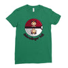 schrodinger ball Ladies Fitted T-Shirt