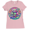 psycho cat Ladies Fitted T-Shirt
