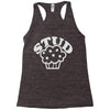 stud muffin cool awesome Racerback Tank