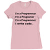 Revolution I Write Code Ladies Fitted T-Shirt
