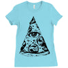 illuminati pizza Ladies Fitted T-Shirt