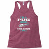 i'm a pug mom Racerback Tank