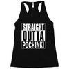 pubg - straight outta pochinki Racerback Tank