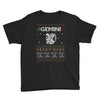 gemini christmas ugly sweater Youth Tee