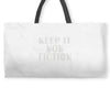 keep it nonfiction Weekender Totes
