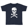skull and crossbones pirate neon Toddler T-shirt