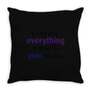 drop everything Throw Pillow