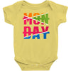 monday crossed out Baby Bodysuit