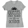 queens are born in october (2) Ladies Fitted T-Shirt
