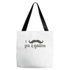 mustache Tote Bags