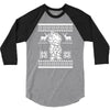 christmas saiyan prince 3/4 Sleeve Shirt