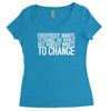 change Women's Triblend Scoop T-shirt