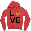 love pumpkin Zipper Hoodie