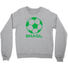 brasil sport soccer ball fun Crewneck Sweatshirt