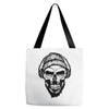 hipter skull Tote Bags